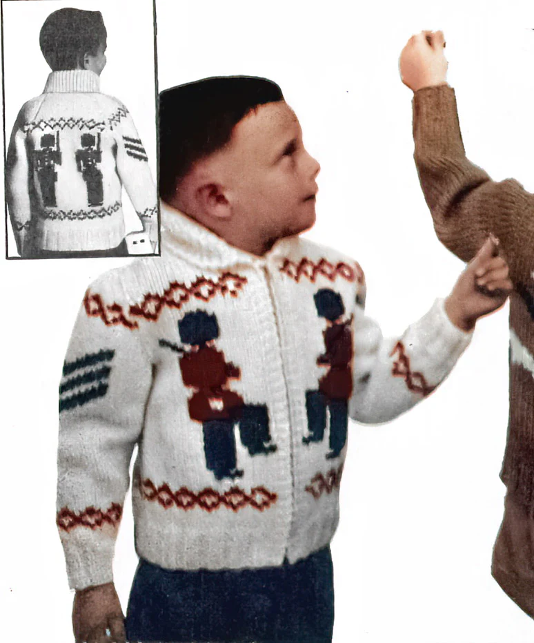 Soldier Boy Cardigan Pattern - Image 2