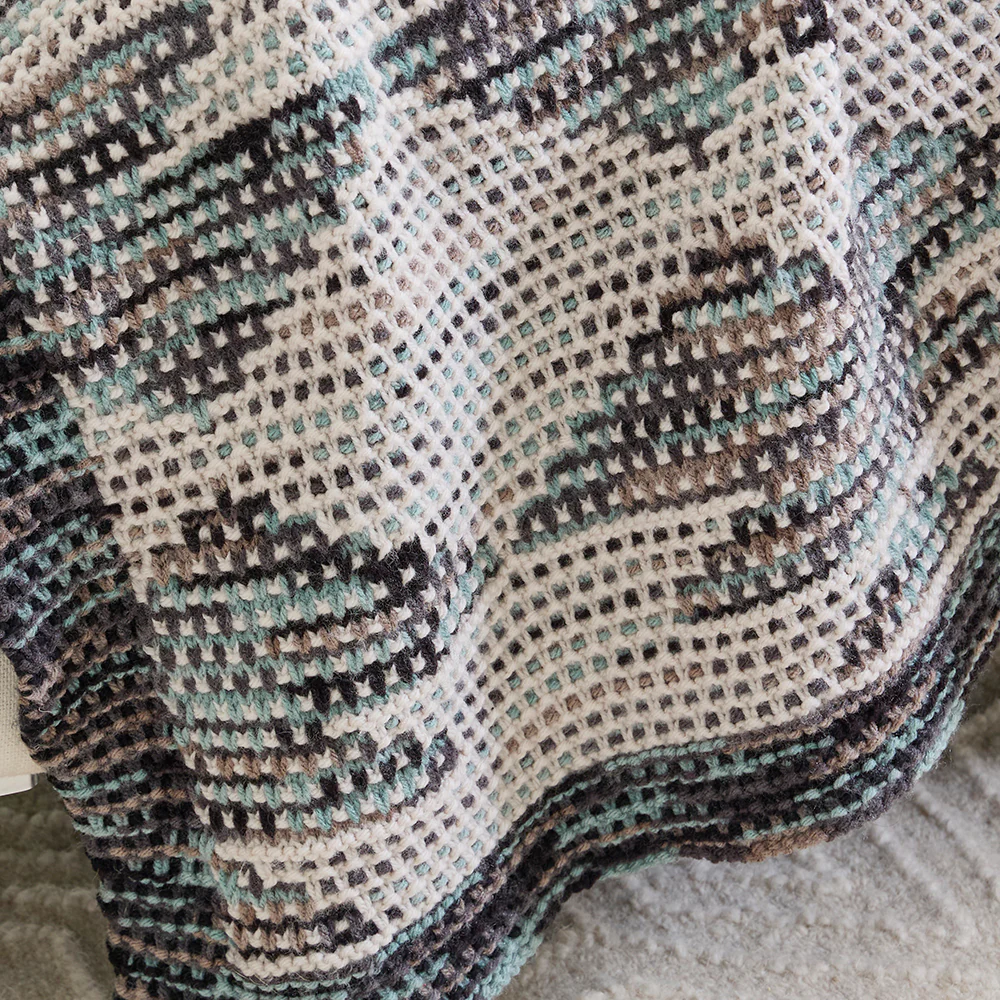 Southwest Motif Mosaic Blanket - Image 4