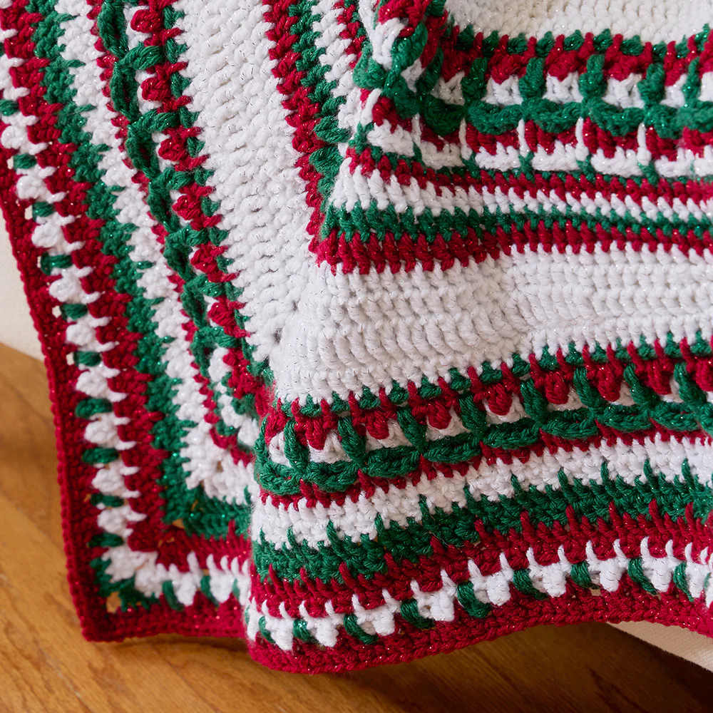 Sparkle Mandala Throw - Ruby/Emerald - Image 3