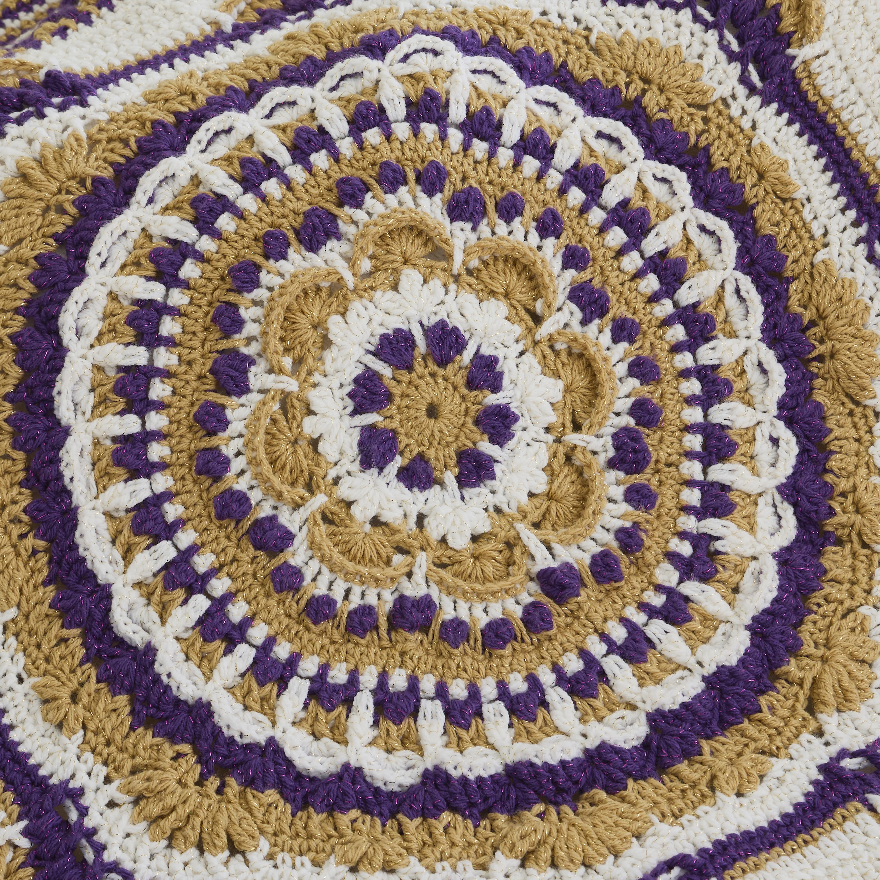 Sparkle Mandala Throw - Purple/Topaz - Image 4