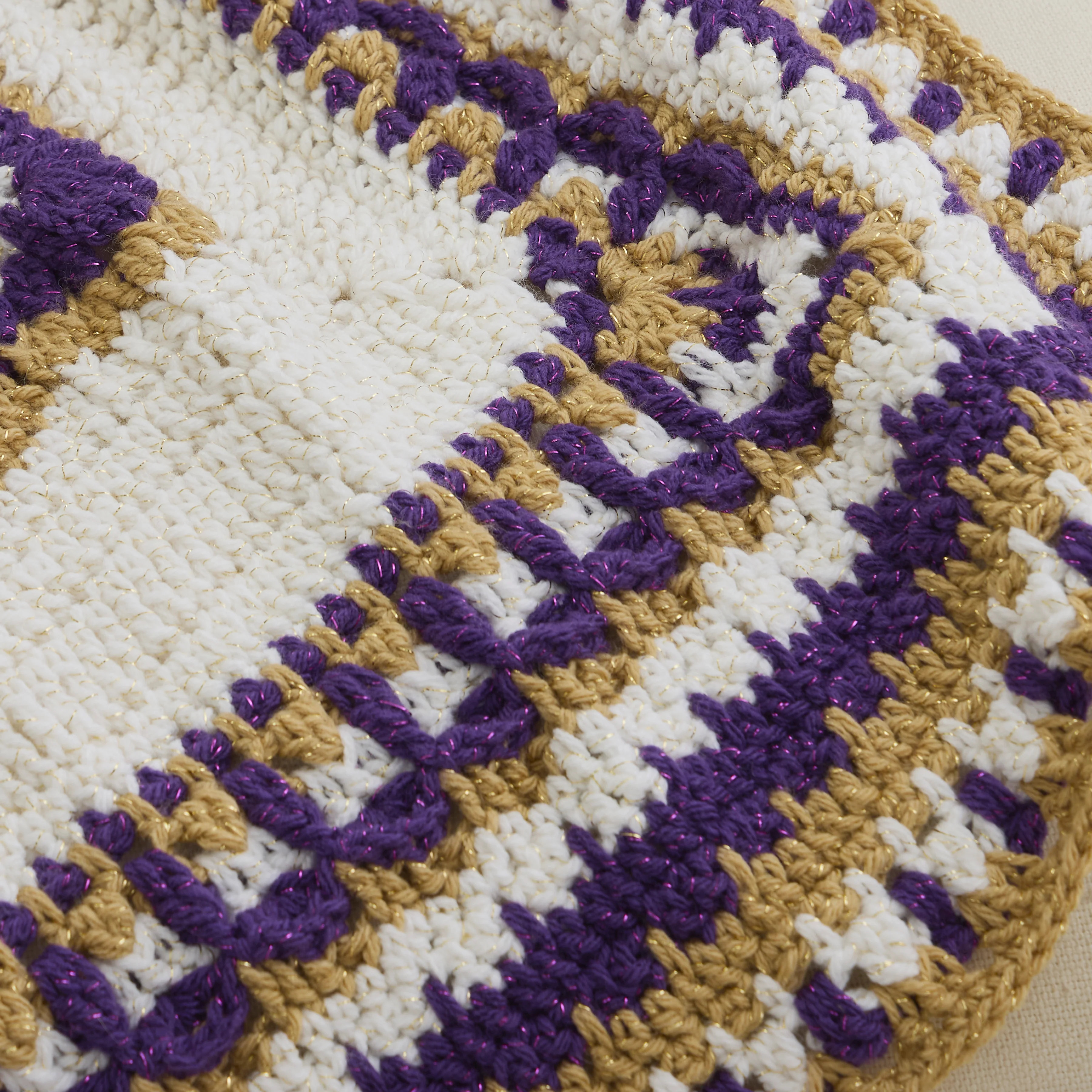 Sparkle Mandala Throw - Purple/Topaz - Image 6
