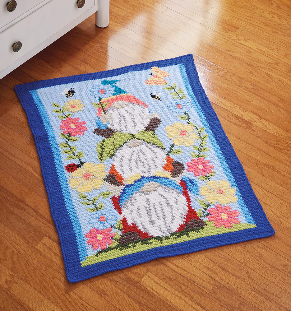 Spring Gnomes Baby Blanket - Image 2