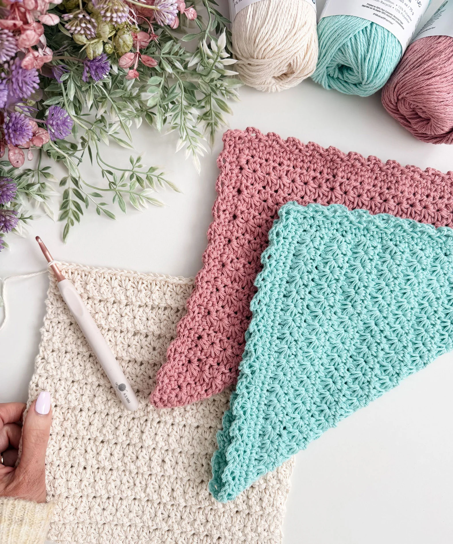 Star Stitch Dishcloths - Image 4
