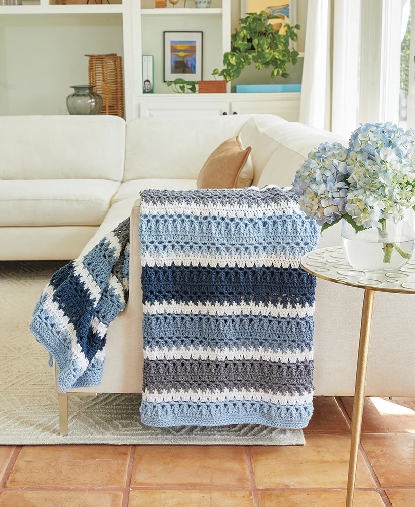 Stripe Upon Stripe Afghan - Image 2