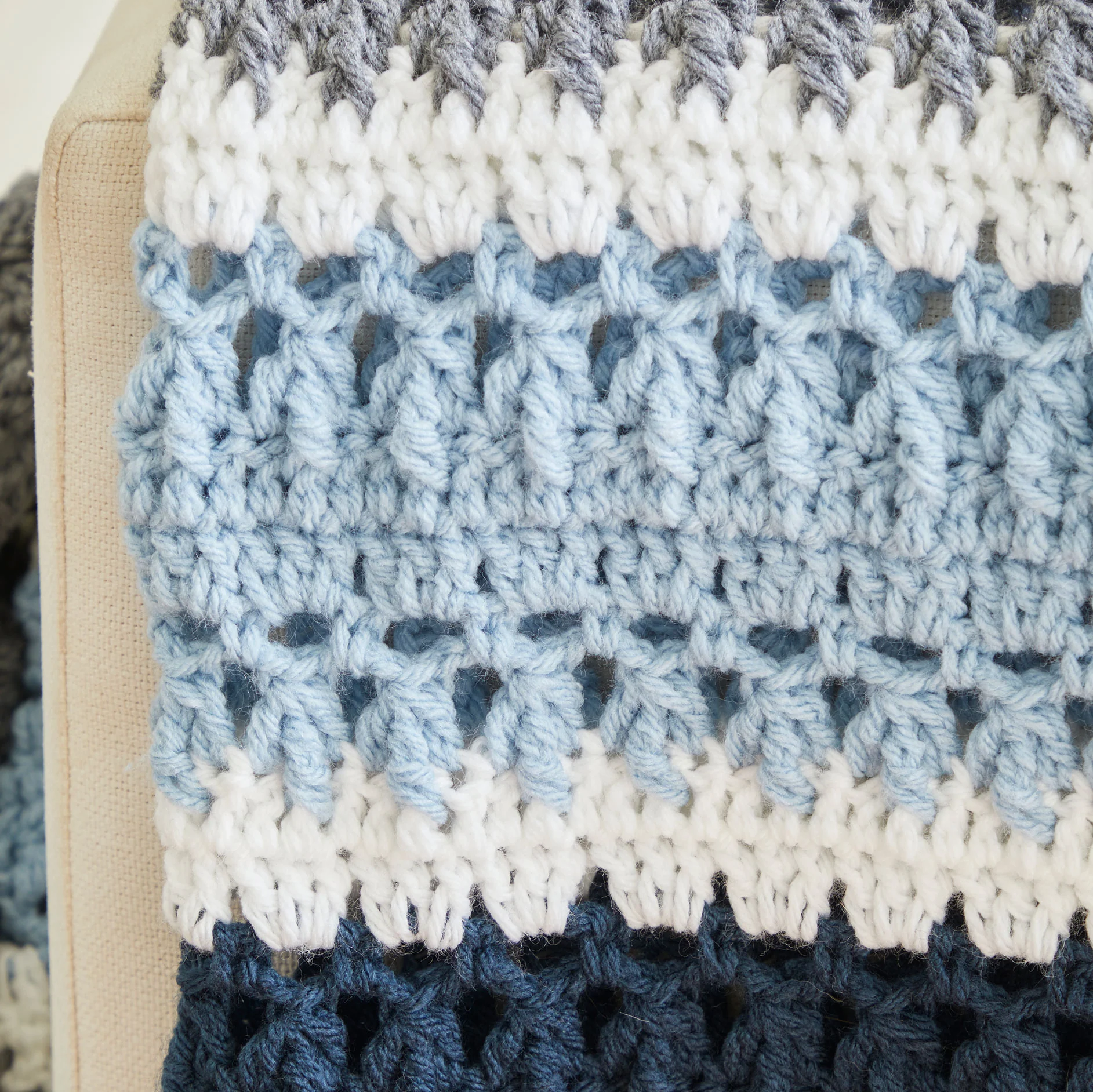 Stripe Upon Stripe Afghan - Image 6