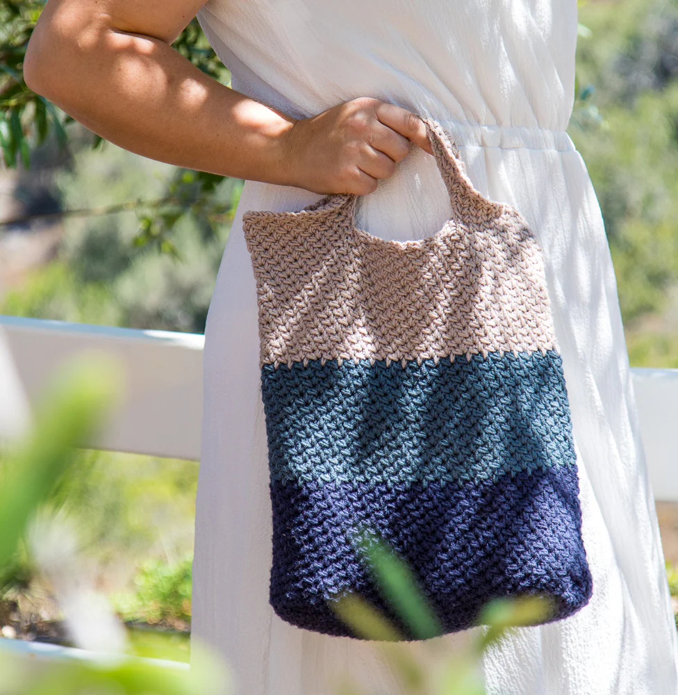 Striped Tote Bag - Image 3