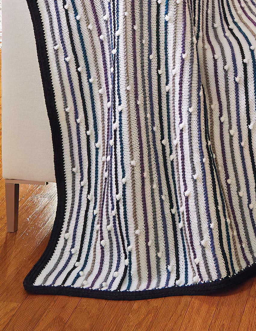 Stripes and Chevrons Afghan Pattern - Image 2