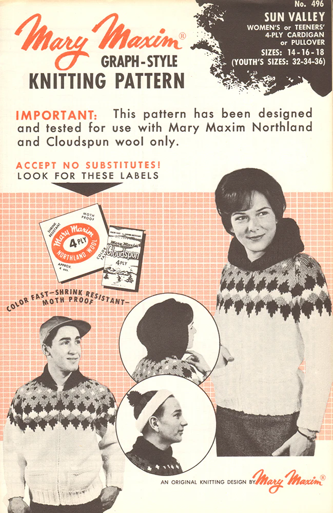 Sun Valley Ladies' or Youth Cardigan Pattern - Image 3