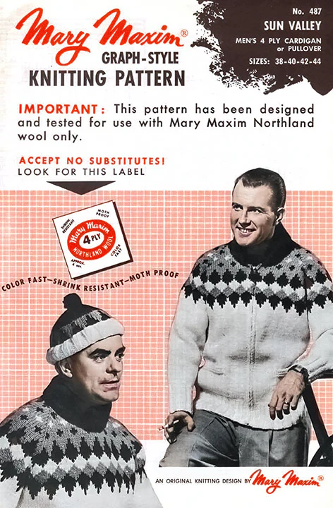 Sun Valley Men's Cardigan Pattern - Image 4