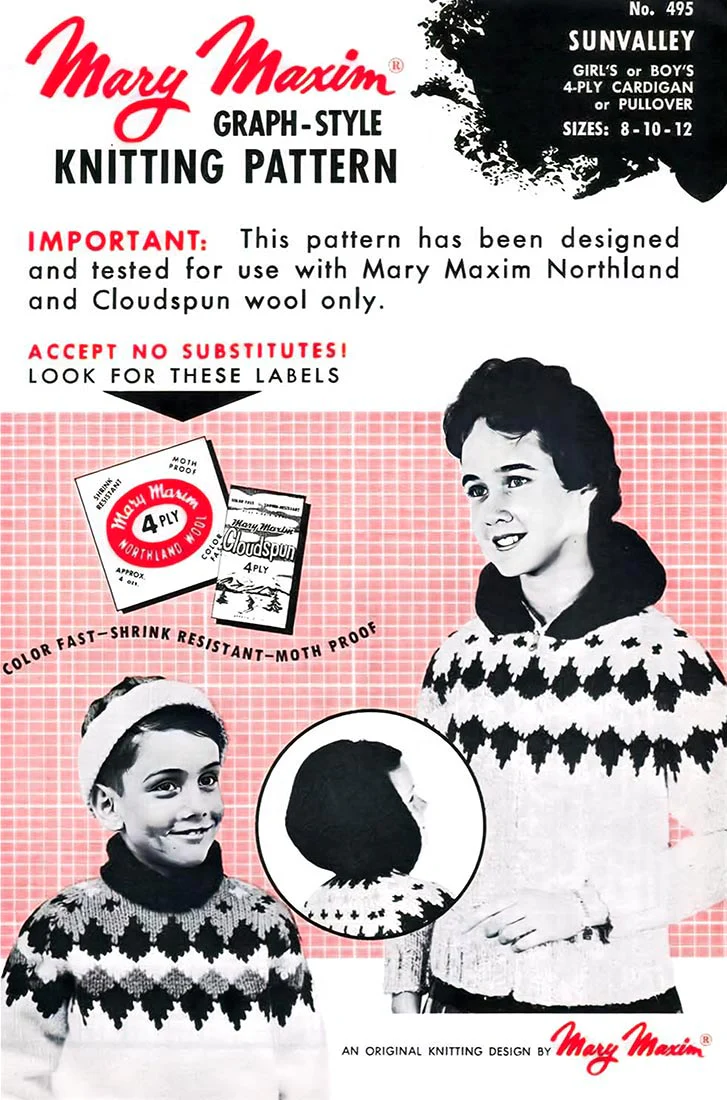 Sun Valley Children's Sweater Pattern - Image 3