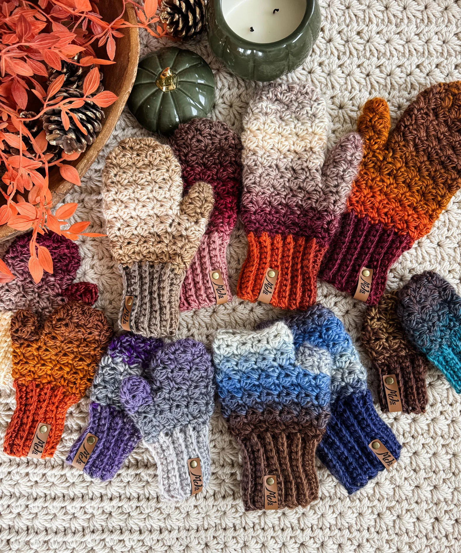 Suzette Mittens & Fingerless Gloves - Image 14