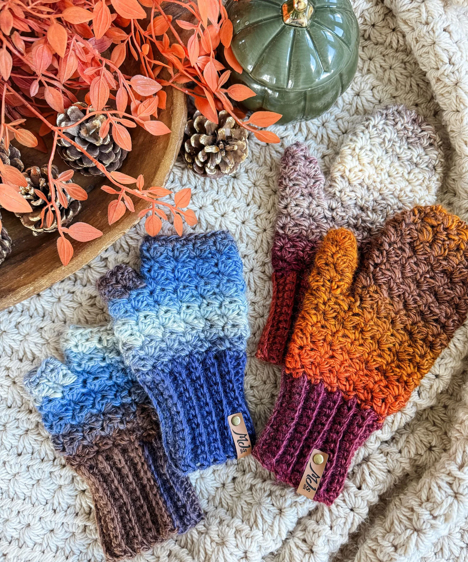 Suzette Mittens & Fingerless Gloves - Image 6