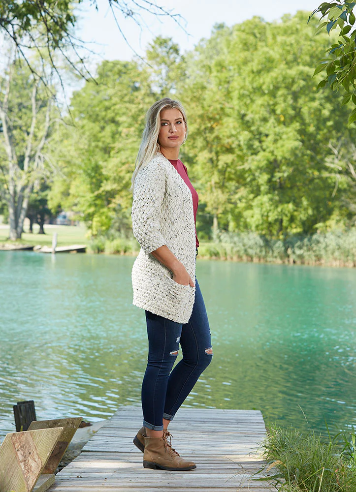 Texture & Lace Sweater - Image 2