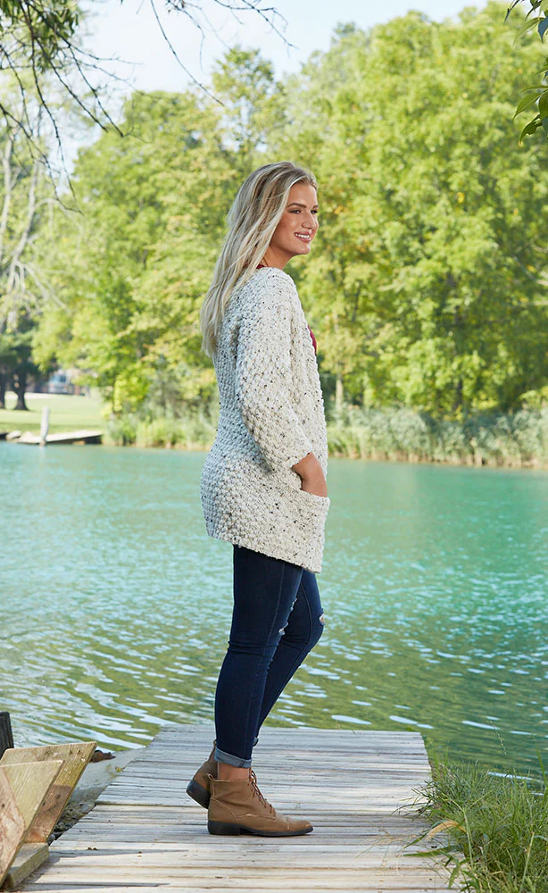 Texture & Lace Sweater - Image 5