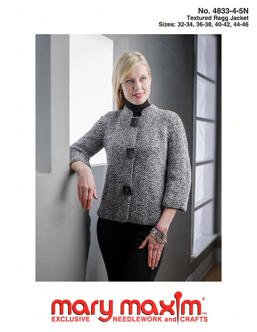 Textured Ragg Jacket Pattern - Image 2