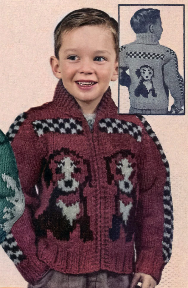 The Puppies Cardigan Pattern - Image 2