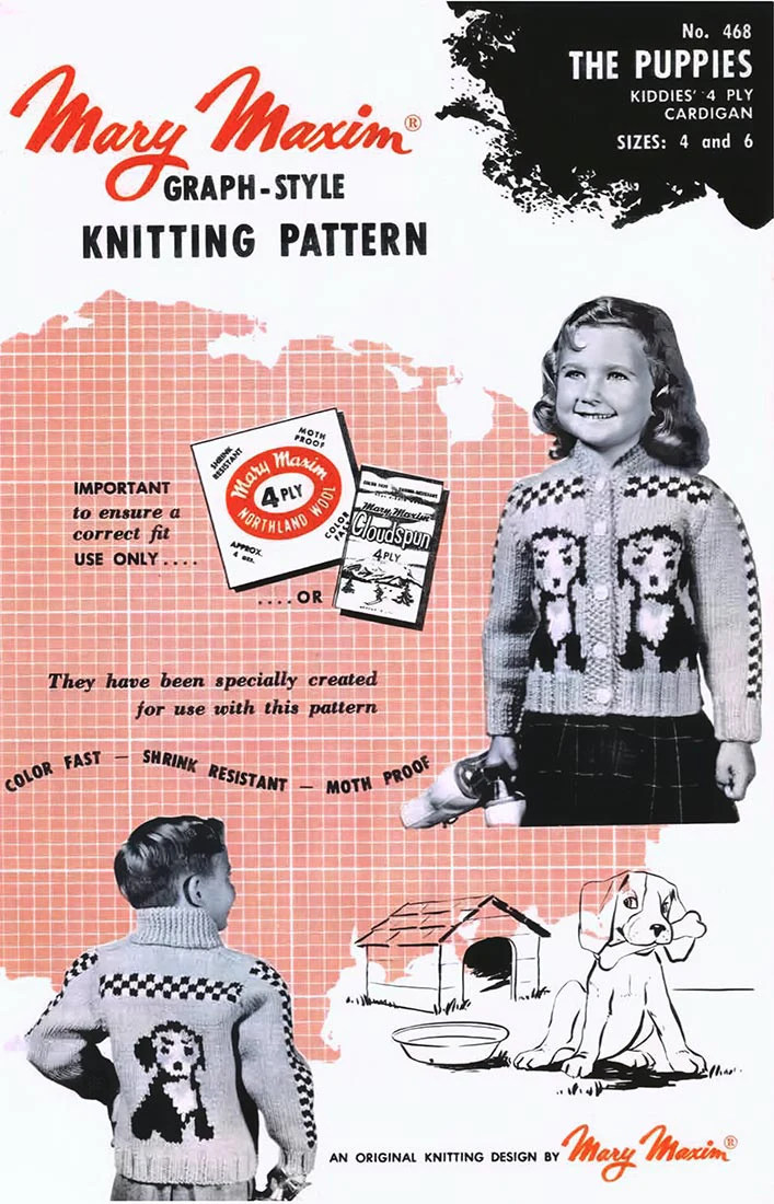 The Puppies Cardigan Pattern - Image 3