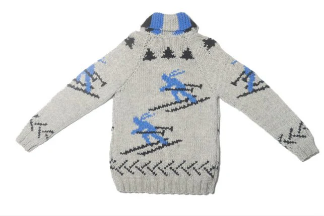Children's Skiers Cardigan Pattern - Image 3