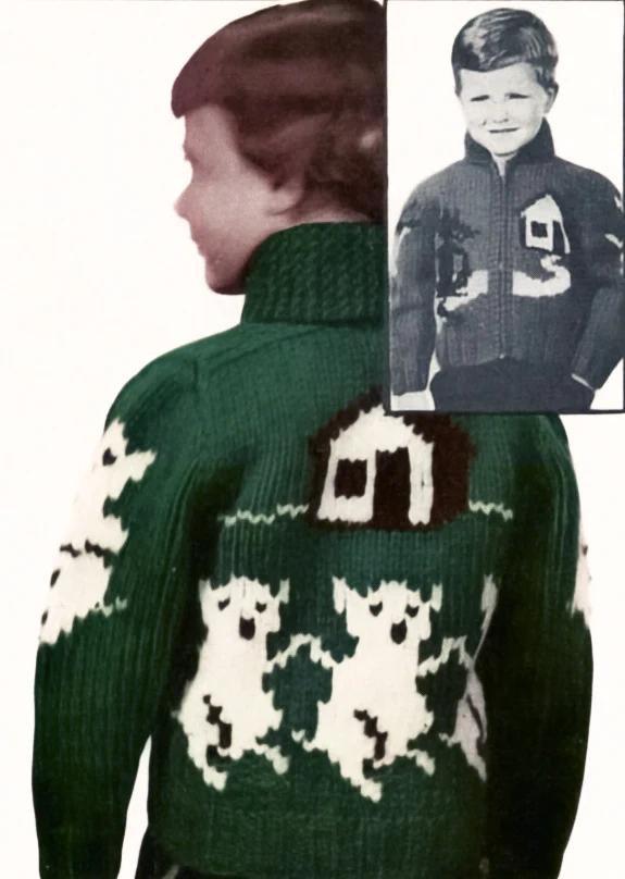Three Little Pigs Cardigan Pattern - Image 2