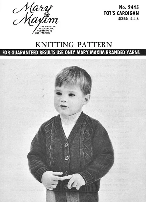 Tot's Cardigan Pattern - Image 2
