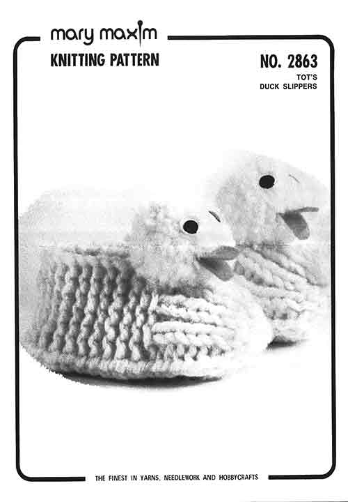 Tot's Duck Slippers Pattern - Image 2
