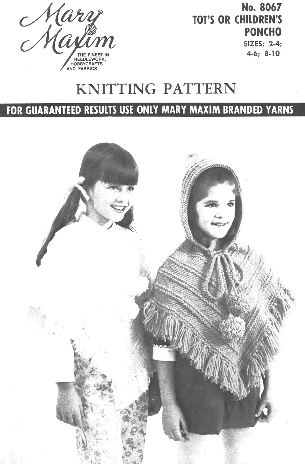 Tot's Or Children's Poncho Pattern - Image 2
