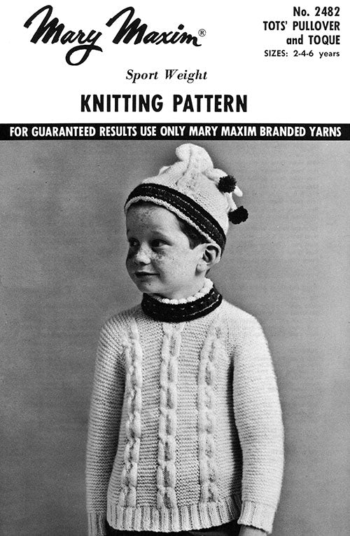 Tot's Pullover and Toque Pattern - Image 2