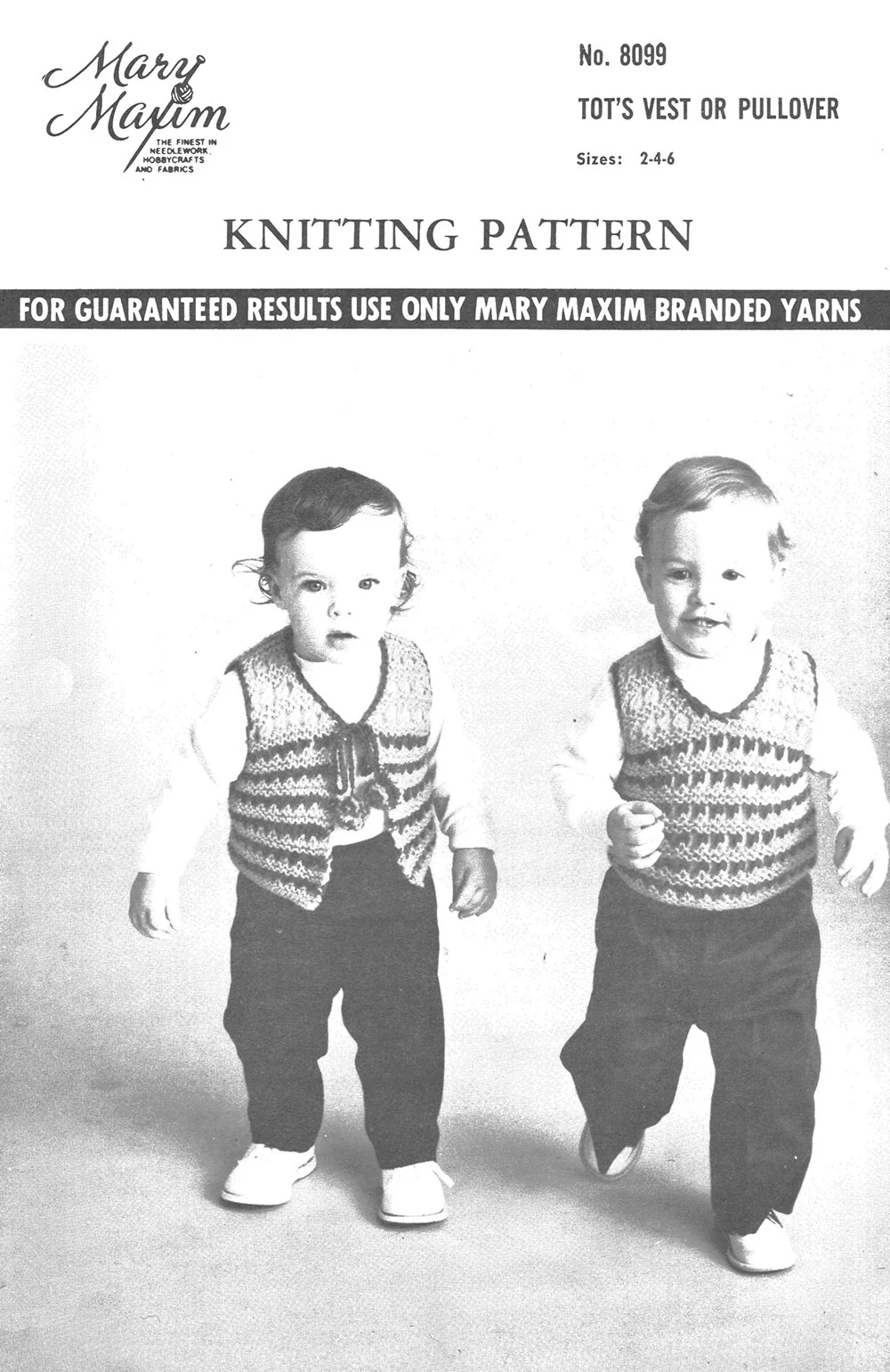 Tot's Vest Or Pullover Pattern - Image 2