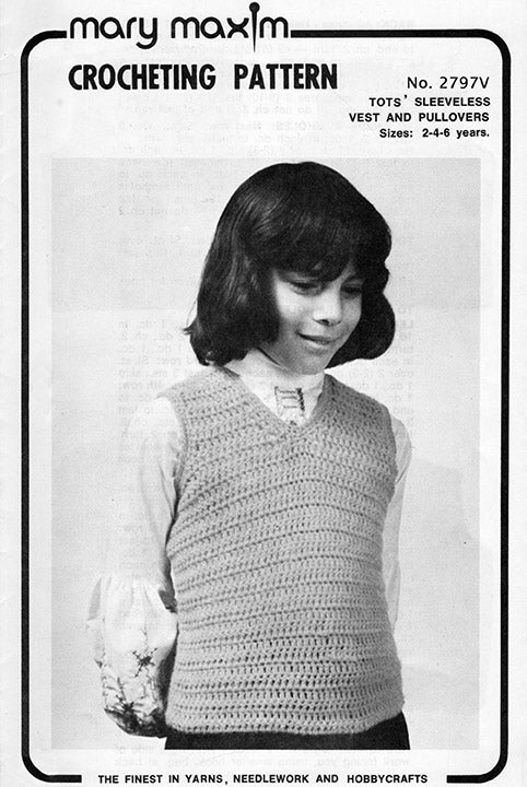 Tot Sleeveless Vest and Pullovers Pattern - Image 2