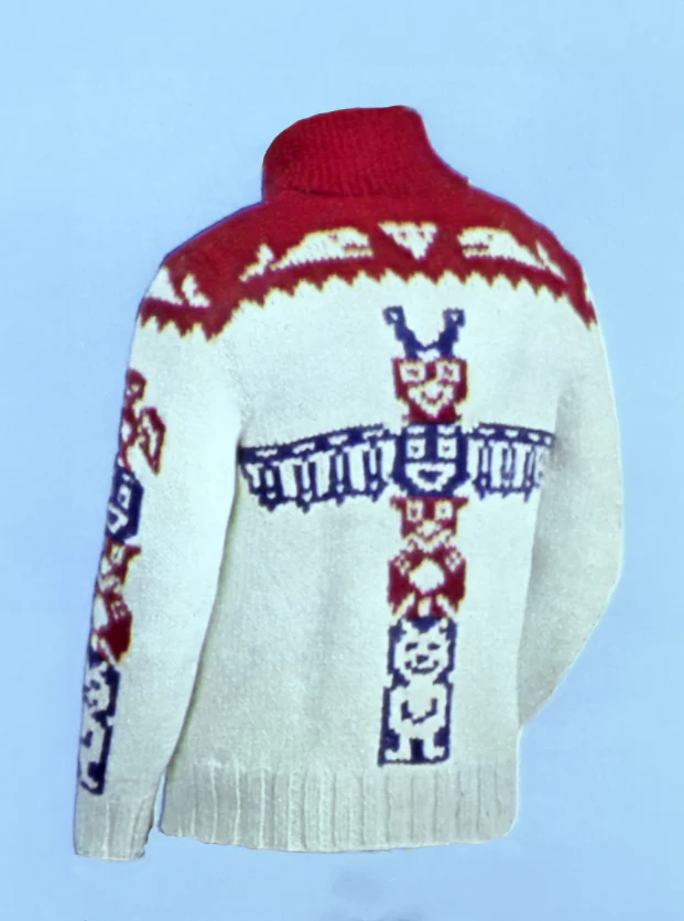 Ladies' or Youth Totem Pole Cardigan Pattern - Image 2