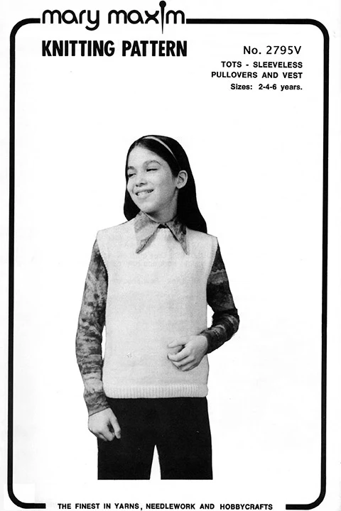 Tots - Sleeveless Pullovers and Vest Pattern - Image 2