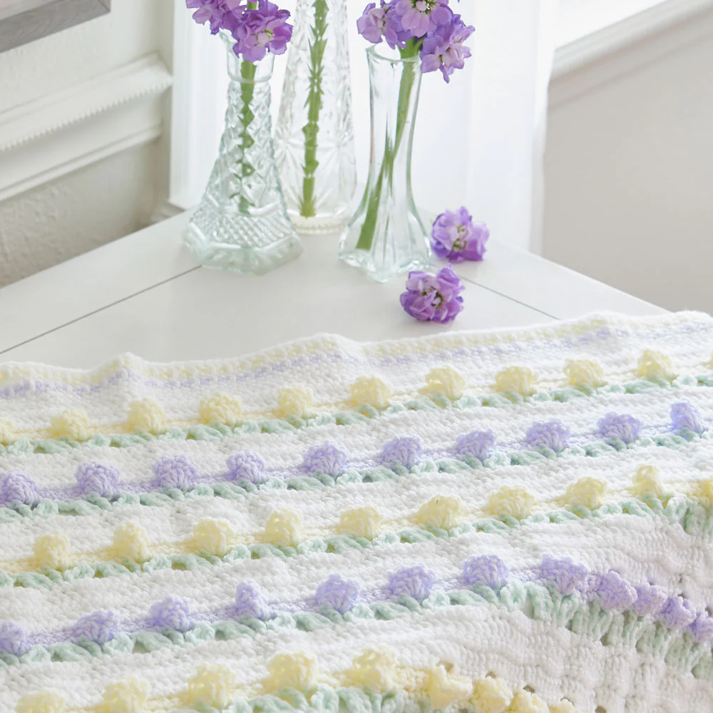 Tulip Garden Baby Blanket - Image 4