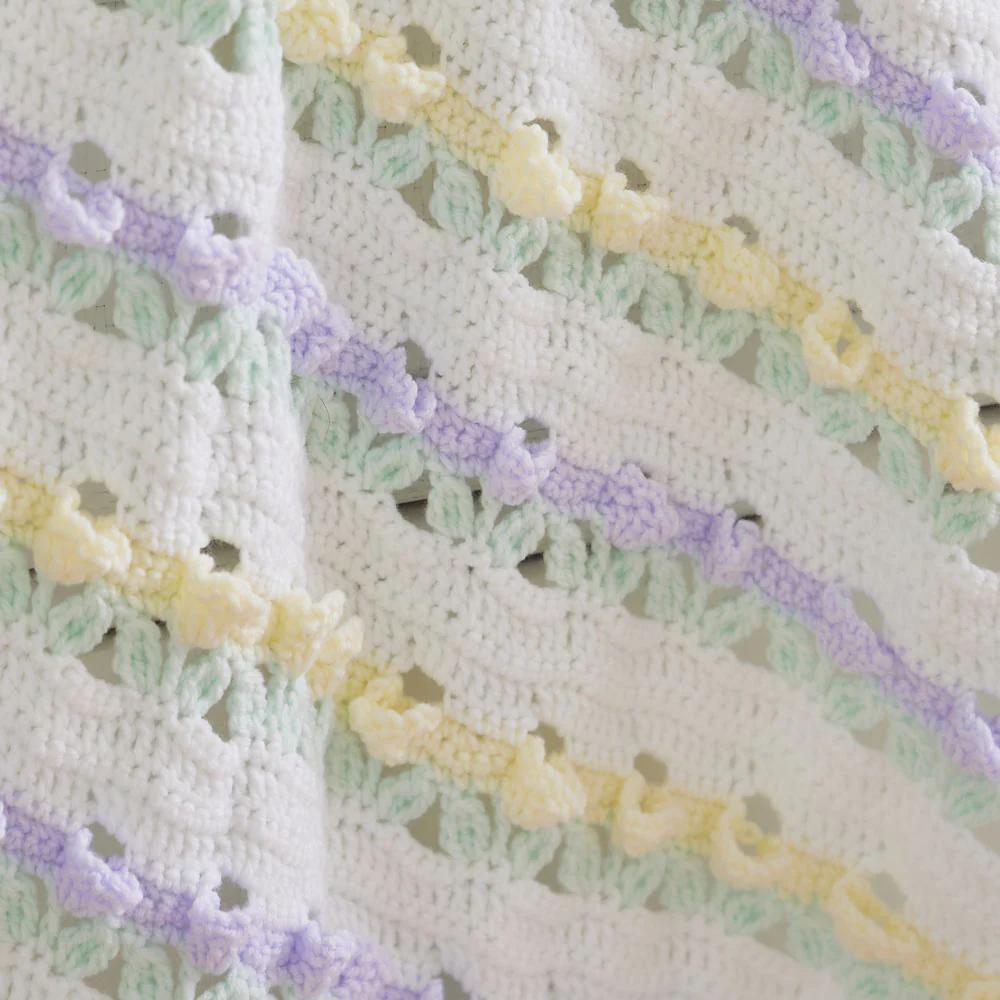 Tulip Garden Baby Blanket - Image 5