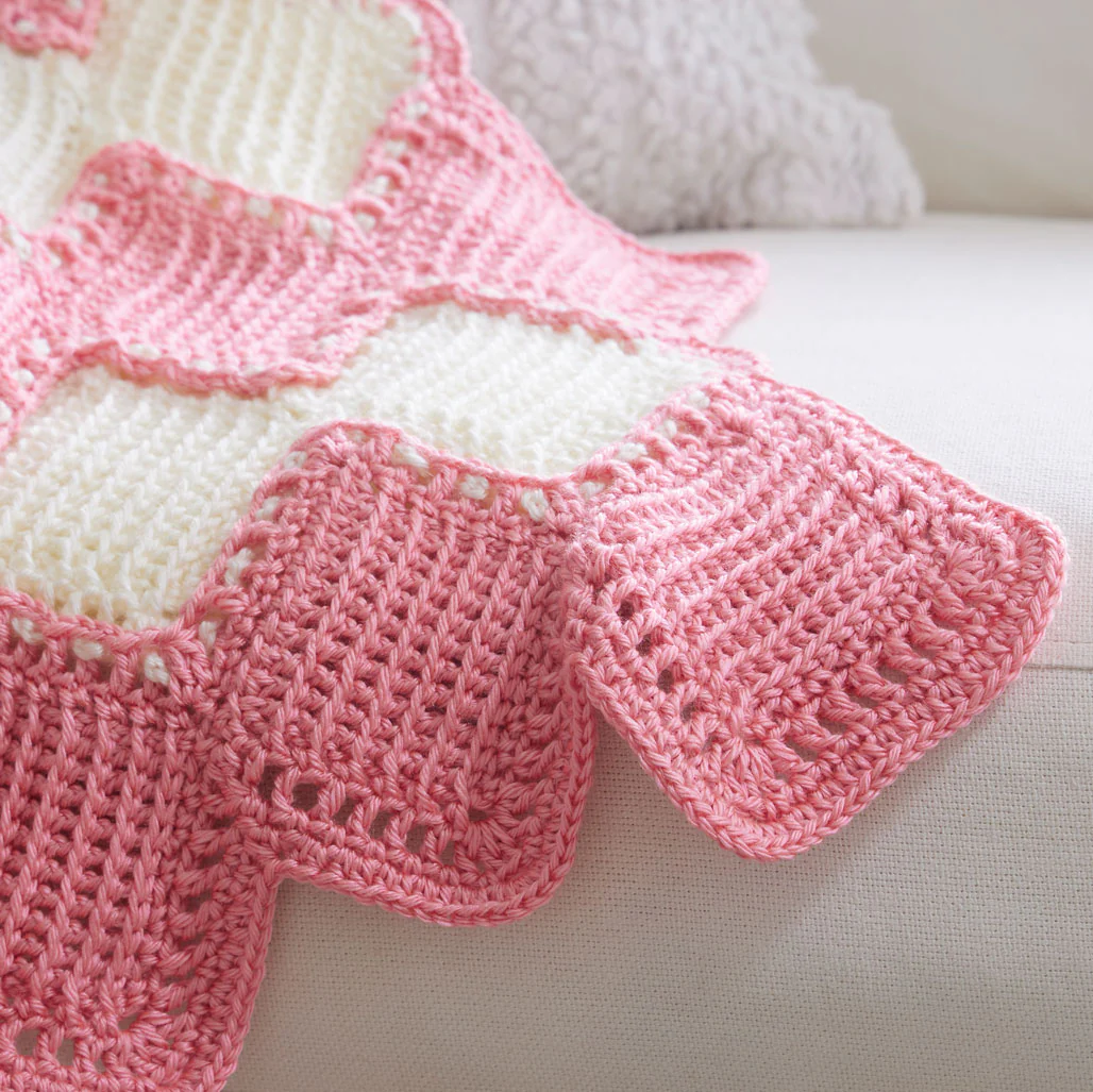 Tunisian Diamonds Blanket - Image 5