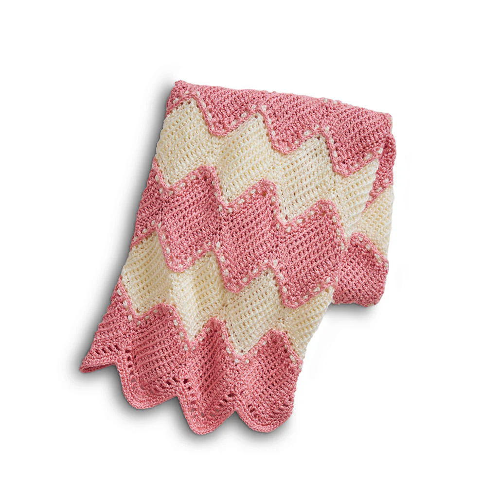 Tunisian Diamonds Blanket - Image 6