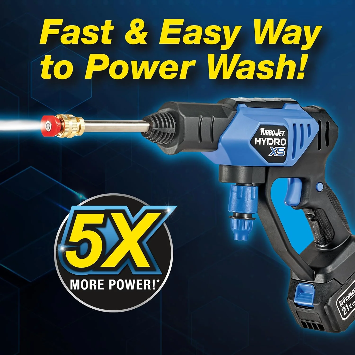 Turbo Jet HydroX5® Cordless Pressure Washer - Image 2