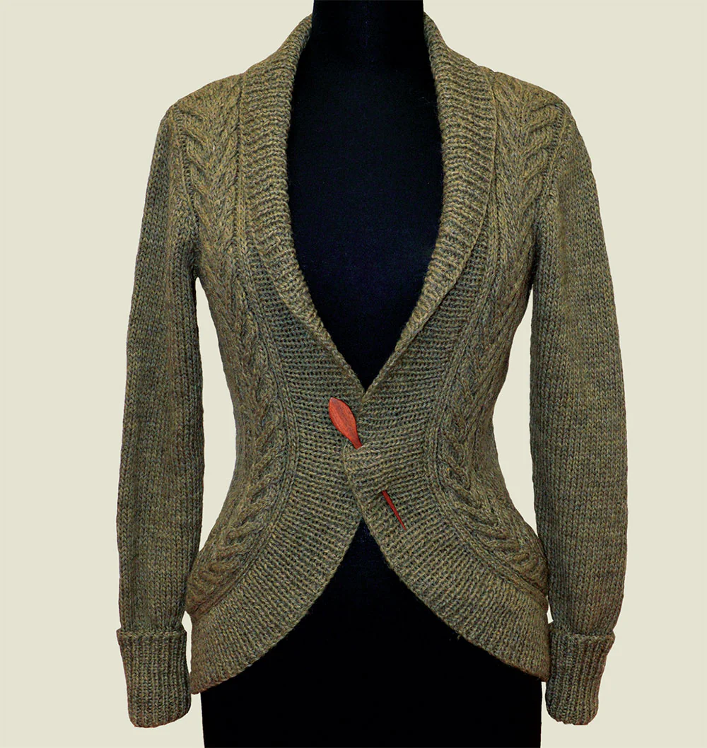V-Cable Cardigan Pattern - Image 4