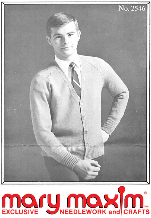 V-Neck Cardigan Pattern - Image 3