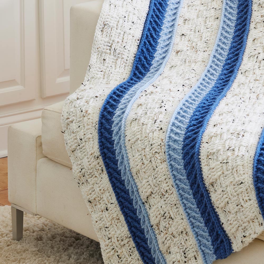 Vivid Stripes Afghan - Image 3