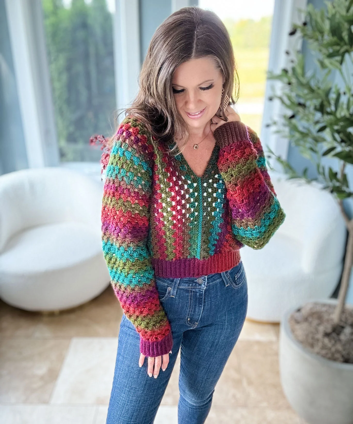 Wapta Falls Crop Length Pullover - Image 2