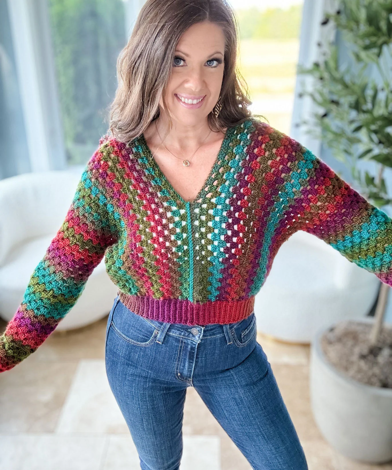 Wapta Falls Crop Length Pullover - Image 3