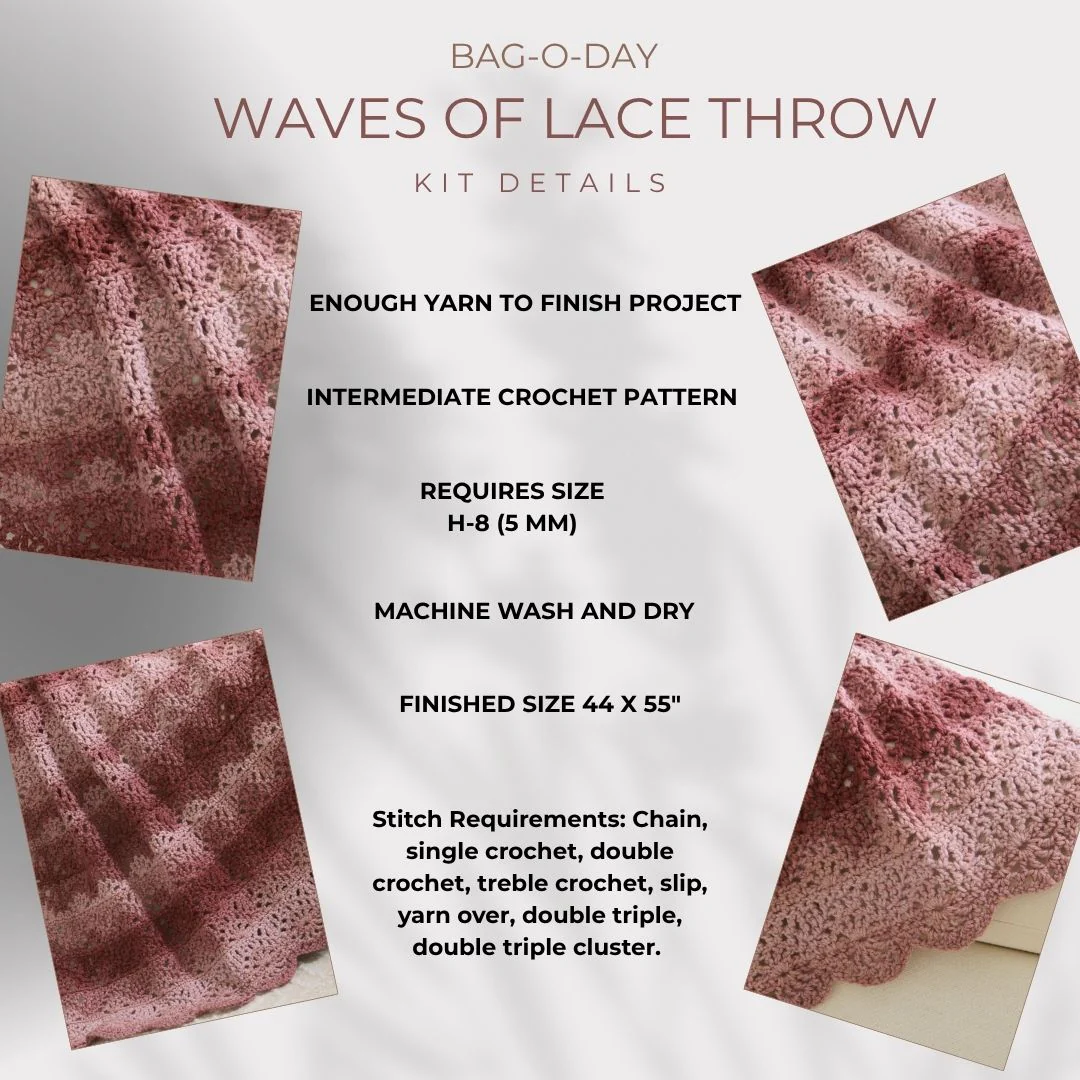 Waves of Lace Afghan - Image 21