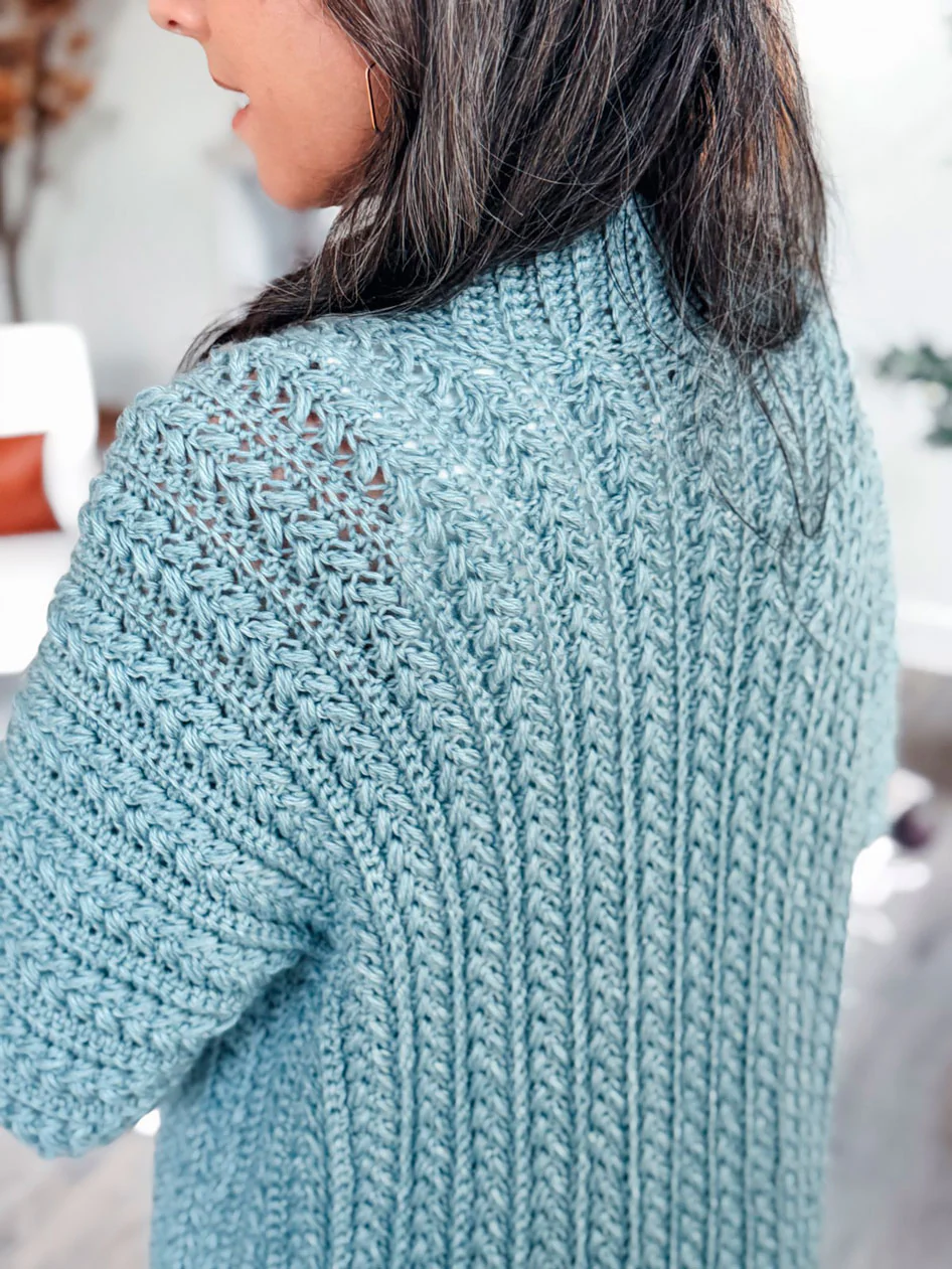 Wheat Stitch Cardigan - Image 4