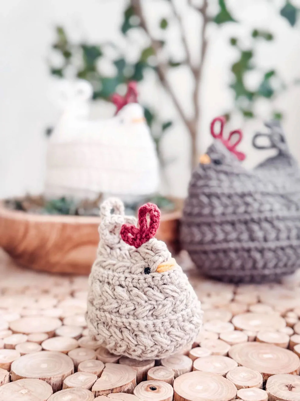 Wheat Stitch Crochet Chickens - Image 5