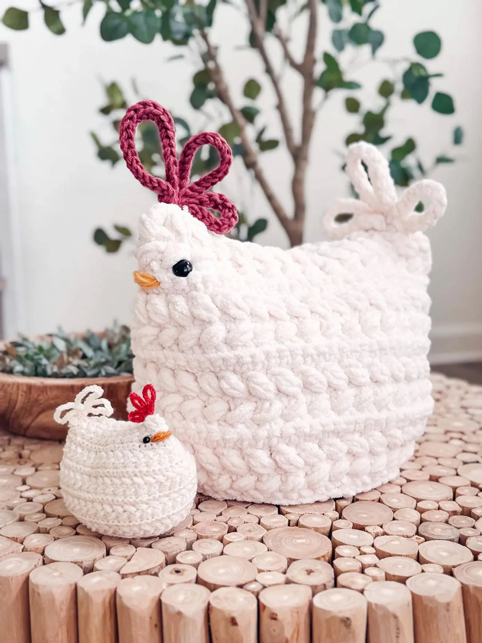 Wheat Stitch Crochet Chickens - Image 6