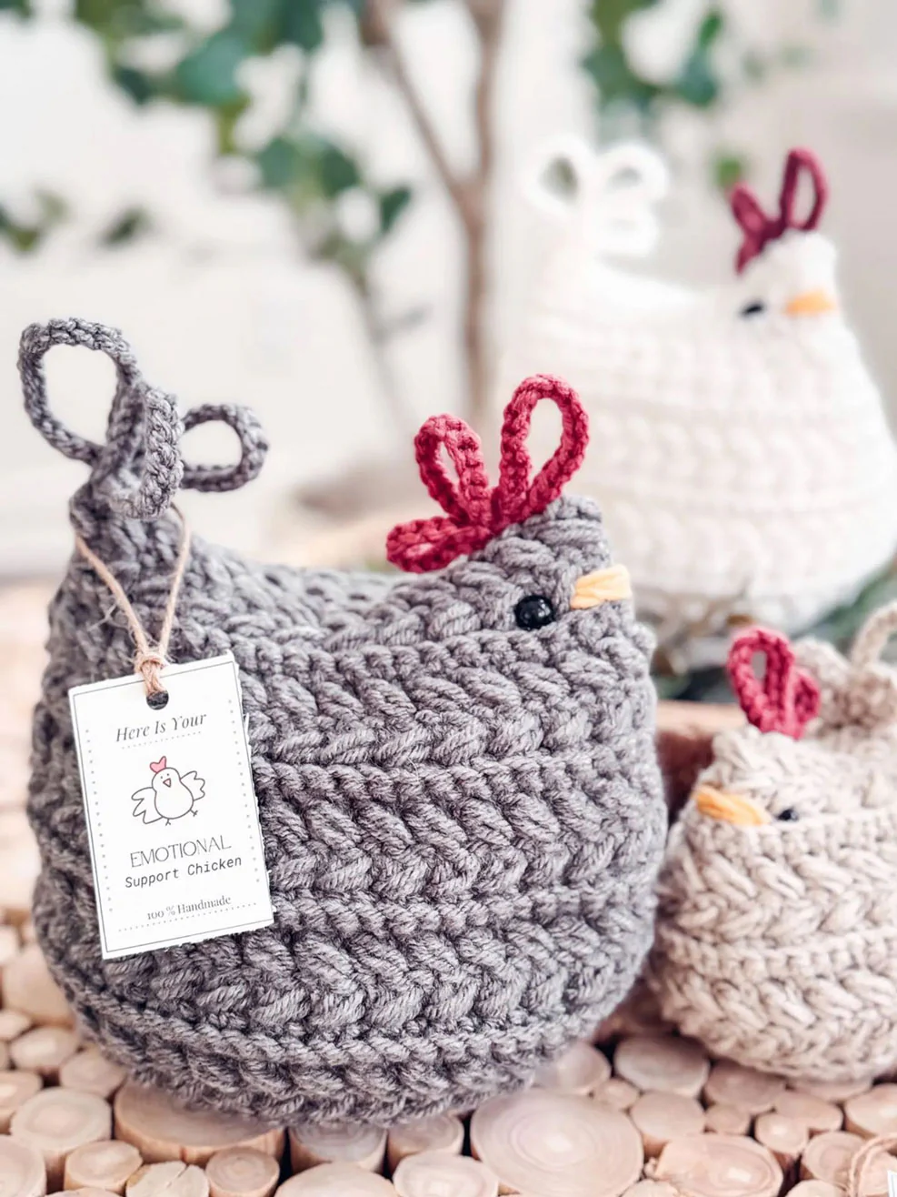 Wheat Stitch Crochet Chickens - Image 7