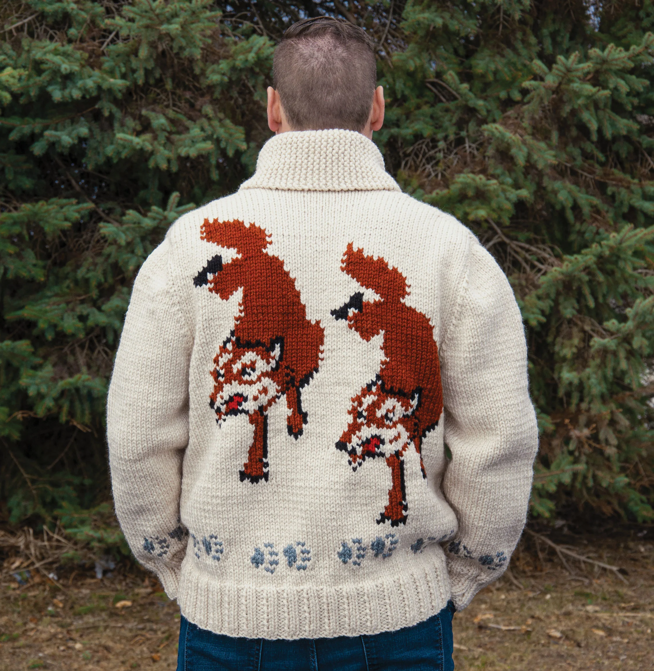 Wolf Cardigan Knit Kit (Project Hail Mary Version) - Image 3
