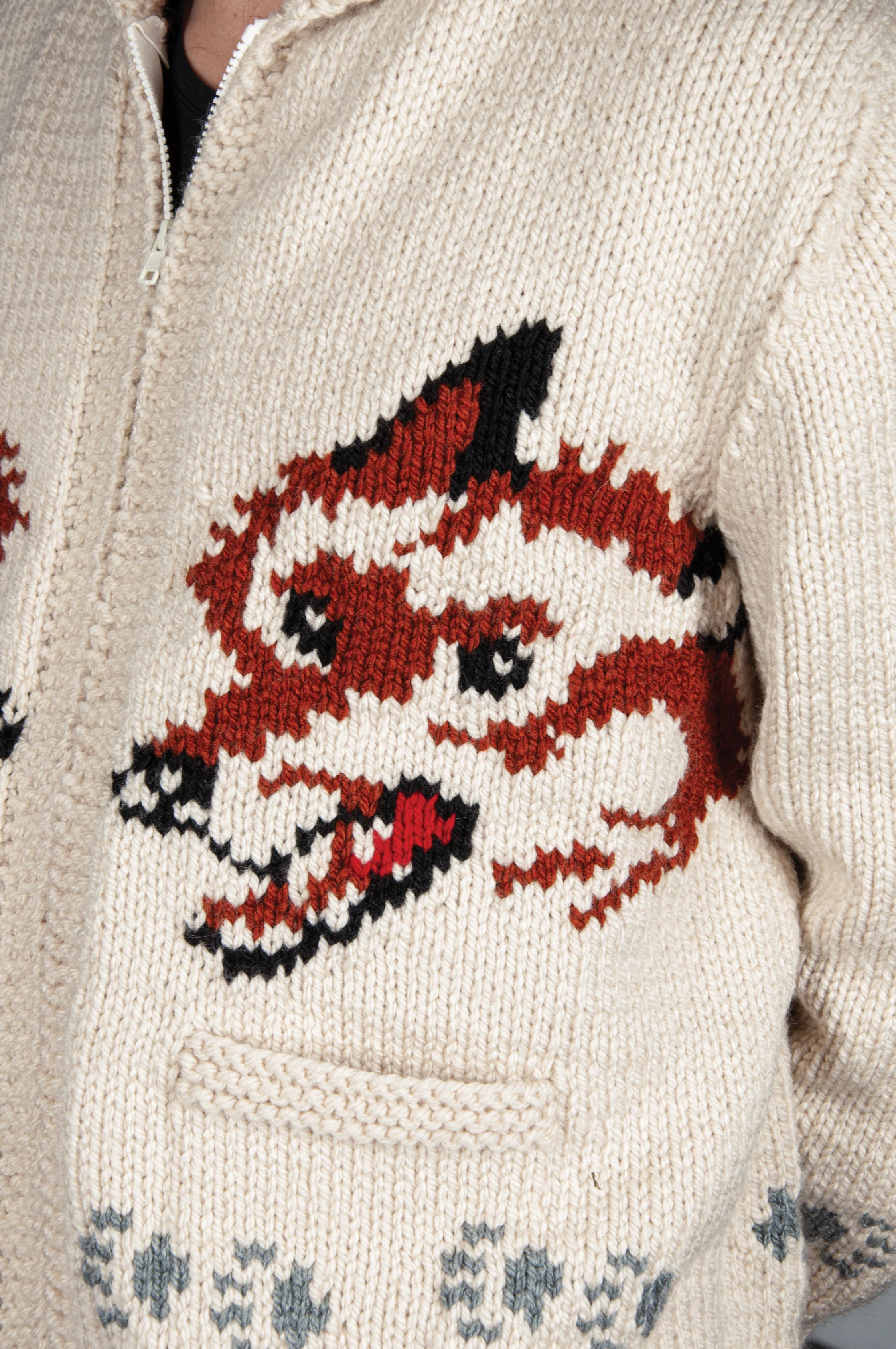Wolf Cardigan Knit Kit (Project Hail Mary Version) - Image 4