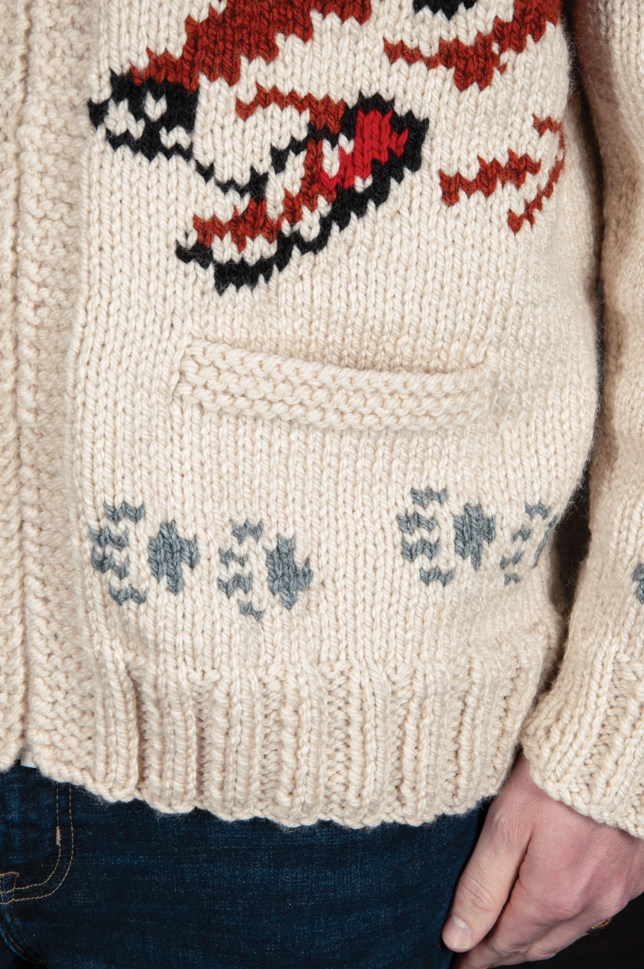 Wolf Cardigan Knit Kit (Project Hail Mary Version) - Image 5