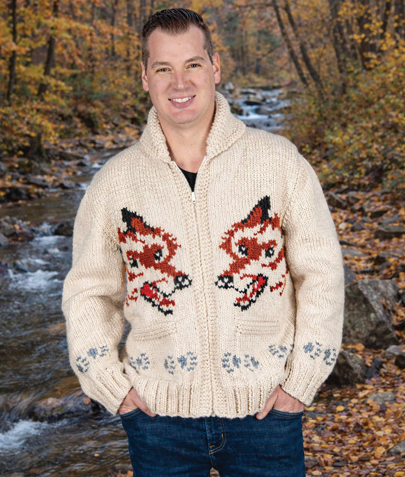 Wolf Cardigan Knit Kit (Project Hail Mary Version) - Image 8